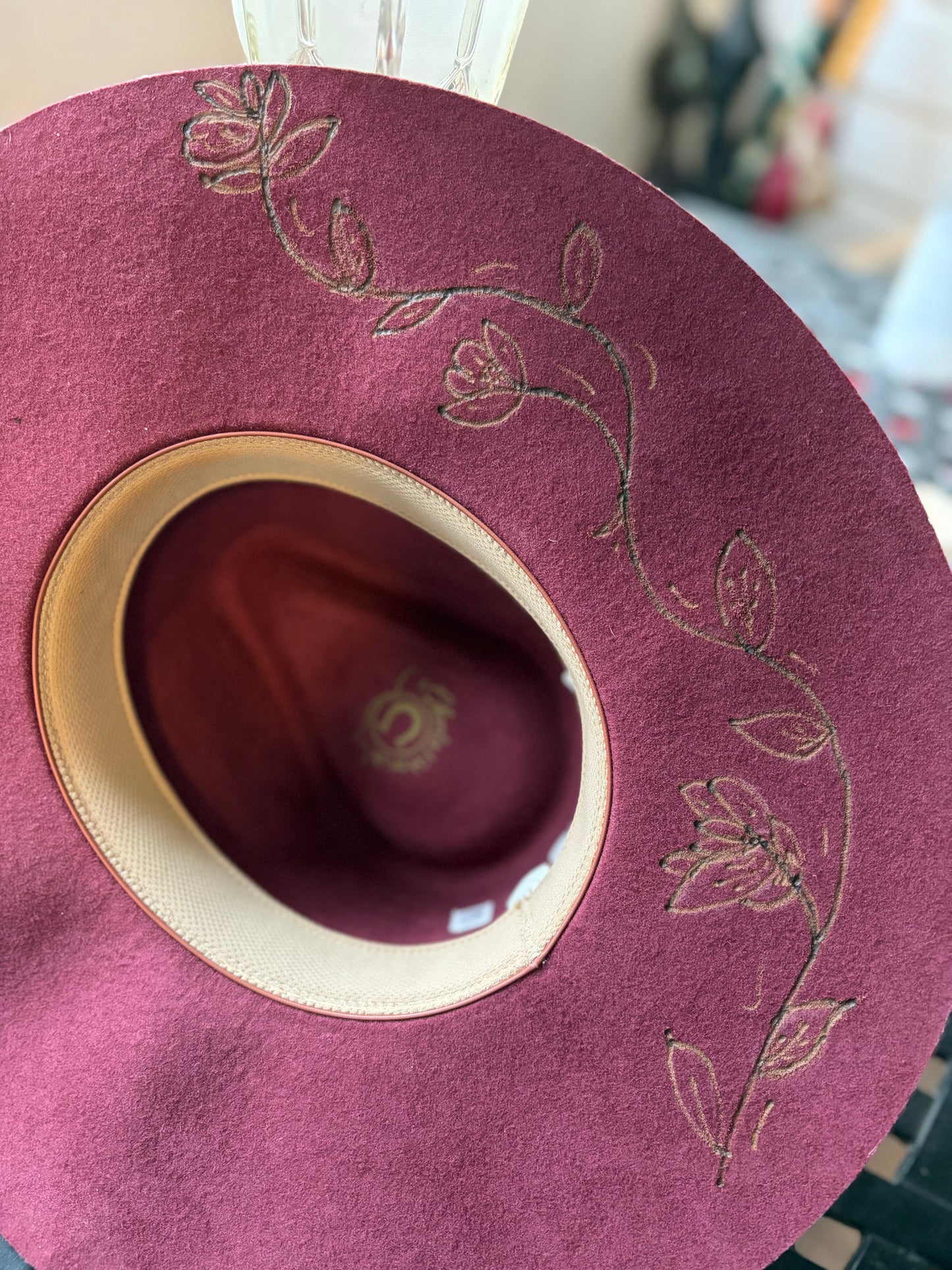 Hat Burning (Pyrography)